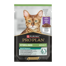 Вологий корм для котів Pro Plan Sterilized Adult pouch 85 г*26 шт - качка