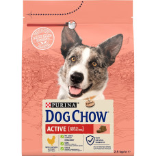 Сухий корм Purina Dog Chow Active Adult для дорослих активних собак зі смаком курки 2.5 кг
