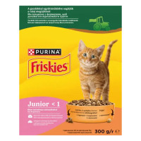 Сухий корм Friskies Junior для кошенят з куркою, молоком і овочами 300 г