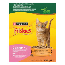 Сухий корм Friskies Junior для кошенят з куркою, молоком і овочами 300 г