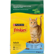Сухий корм Friskies для кішок з лососем і овочами 10 кг