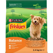 Сухий корм Friskies Dog Balance для собак, з куркою й овочами 2.4 кг