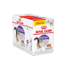 Акція! Вологий корм для дорослих стерилізованих кішок ROYAL CANIN STERILIZED LOAF 0.085г 8+4