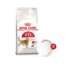 Корм для домашніх і вуличних котів ROYAL CANIN FIT 4 кг+диспенсер в подарунок