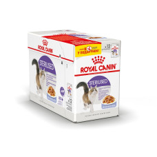 Акція! Вологий корм для дорослих стерилізованих кішок ROYAL CANIN STERILIZED JELLY 0.085г 8+4