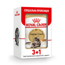 Акція! 3+1! Вологий корм для дорослих котів ROYAL CANIN MAINECOON ADULT 85 г