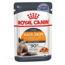 Вологий корм для дорослих  котів ROYAL CANIN INTENSE BEAUTY IN JELLY 85 г * 12 шт блок