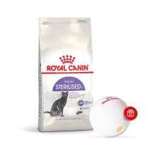 Корм для дорослих стерилізованих кішок ROYAL CANIN STERILISED 4 кг + диспенсер в подарунок