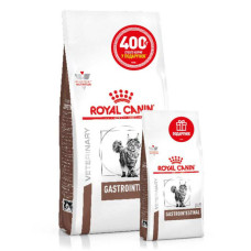 Акция! Сухой корм для взрослых котов ROYAL CANIN GASTRO INTESTINAL CAT 2.0 кг + 400 г в подарок!