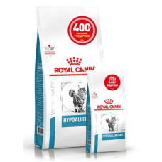 Акция! Сухой корм для взрослых котов ROYAL CANIN HYPOALLERGENIC CAT 2.5 кг+400 г в подарок!