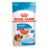 Влажный корм для щенков ROYAL CANIN MEDIUM PUPPY 0.140 кг x 10 шт