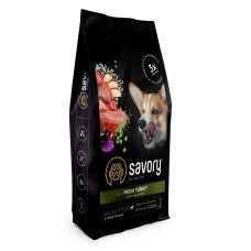 Сухий корм для собак Savory All Breed Sterilised Fresh 1 кг - індичка