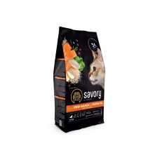 Сухий корм Savory Kitten для кошенят зі свіжим лососем та морською рибою 400 г