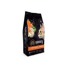 Сухий корм Savory Kitten для кошенят зі свіжим лососем та морською рибою 8 кг