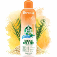 Успокаивающий шампунь для собак от блох и клещей TropiClean Natural Flea & Tick, 592 мл