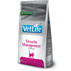 Сухий корм Farmina Vet Life Management Struvite для кішок, у разі рецидивів струвітних уролітів, 10 кг
