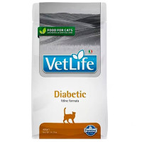 Сухий корм Farmina Vet Life Diabetic для кішок контроль рівня глюкози в крові у разі цукрового діабету 400 г