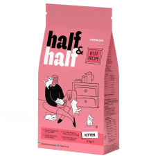 Сухий корм для кошенят Half&Half Kitten 2 кг - яловичина
