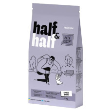 Сухий корм для собак Half&Half Small Breed 12 кг - яловичина