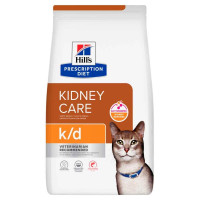 Сухой корм Hill's (Хилс) PD Feline k/d Kidney Care для кошек при заболеваниях почек, лосось 400 г