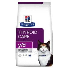 Сухой корм Hills (Хилс) PD Feline y/d Thyroid Care для кошек при гипертиреозе 3 кг