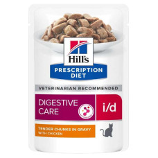 Влажный корм Hills (Хилс) PD Feline i/d с курицей для кошек, способствующий поддержанию здоровья ЖКТ 85 г*12 шт