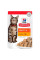 Вологий корм для дорослих котів Hills Science Plan Adult with Chicken - з куркою (шматочки в соусі) 85 г*12 шт