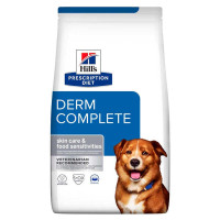 Сухий корм Hill's (Хілс) Derm Complete для собак під час алергії та для підтримки здоров'я шкіри 4 кг