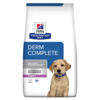 Сухий корм Hill's (Хілс) Derm Complete для собак під час алергії та для підтримки здоров'я шкіри 12 кг