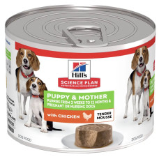 Вологий корм для цуценят та вагітних собак Hills Canine Puppy&Mother Chicken 200 г
