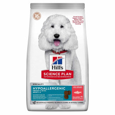 Беззерновий сухий корм для собак Hills SP Can Adult Hypoallergenic Md, лосось, 12 кг