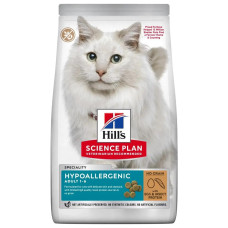 Сухий беззерновий корм HILL`S (Хілс) Adult Hypoallergenic для котів із чутливим травленням 1,5 кг
