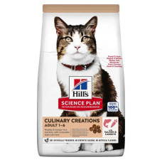Сухой корм Hill's Science Plan Adult Culinary Creations с лососем и морковью для взрослых кошек 10кг