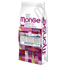 Сухий корм для кішок при сечокам'яній хворобі Monge (Монж) cat Urinary з куркою 10 кг